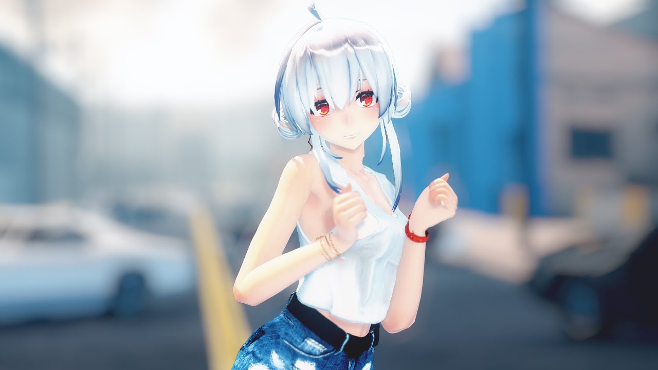 【MMD】LE SSERAFIM (르세라핌) - 'Smart'【弱音ハク】
