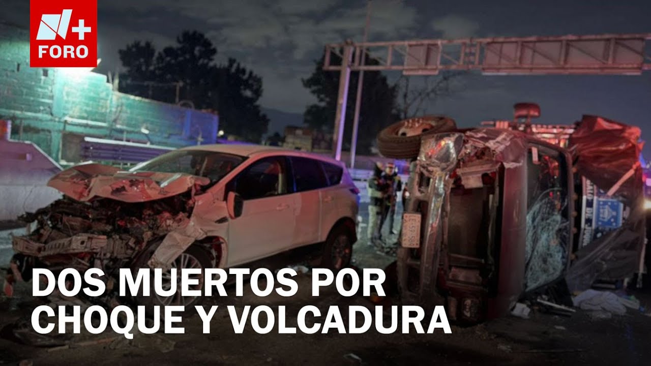 Se Registra Fuerte Choque en la México- Pachuca; Hay Dos Víctimas Mortales