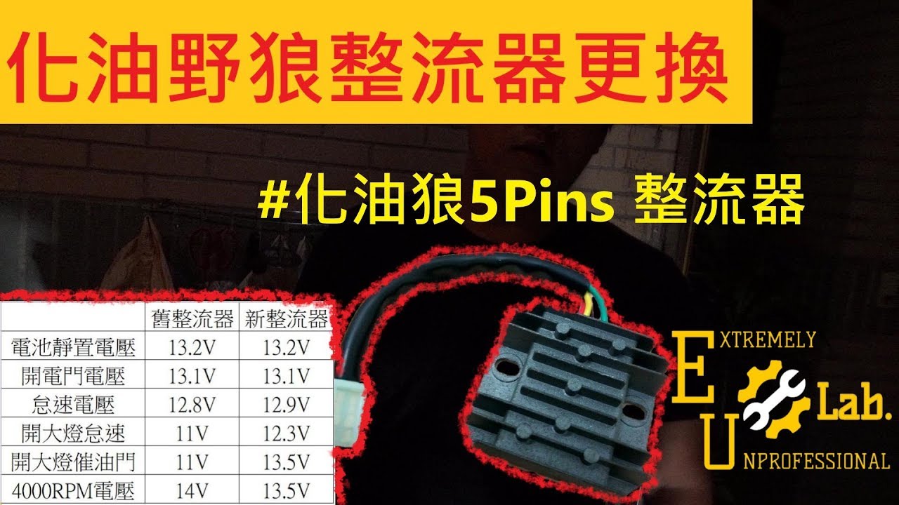 三陽 化油野狼傳奇R125 | 更換整流器 | 電池容易壞? | 電壓不穩定? | SYM WOLF 125 | 化油狼