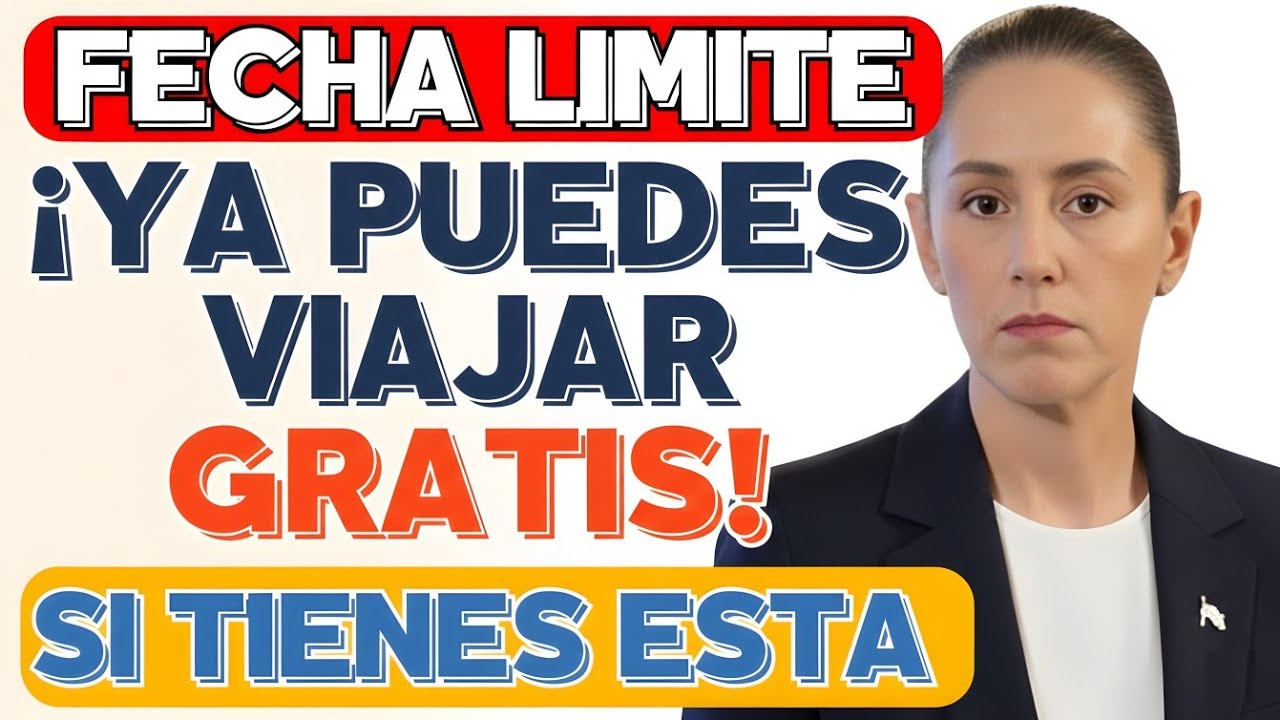 ✈️🎁 ¡VIAJA GRATIS con INAPAM! 😱 Solo si ya cumpliste ESTA EDAD ✅