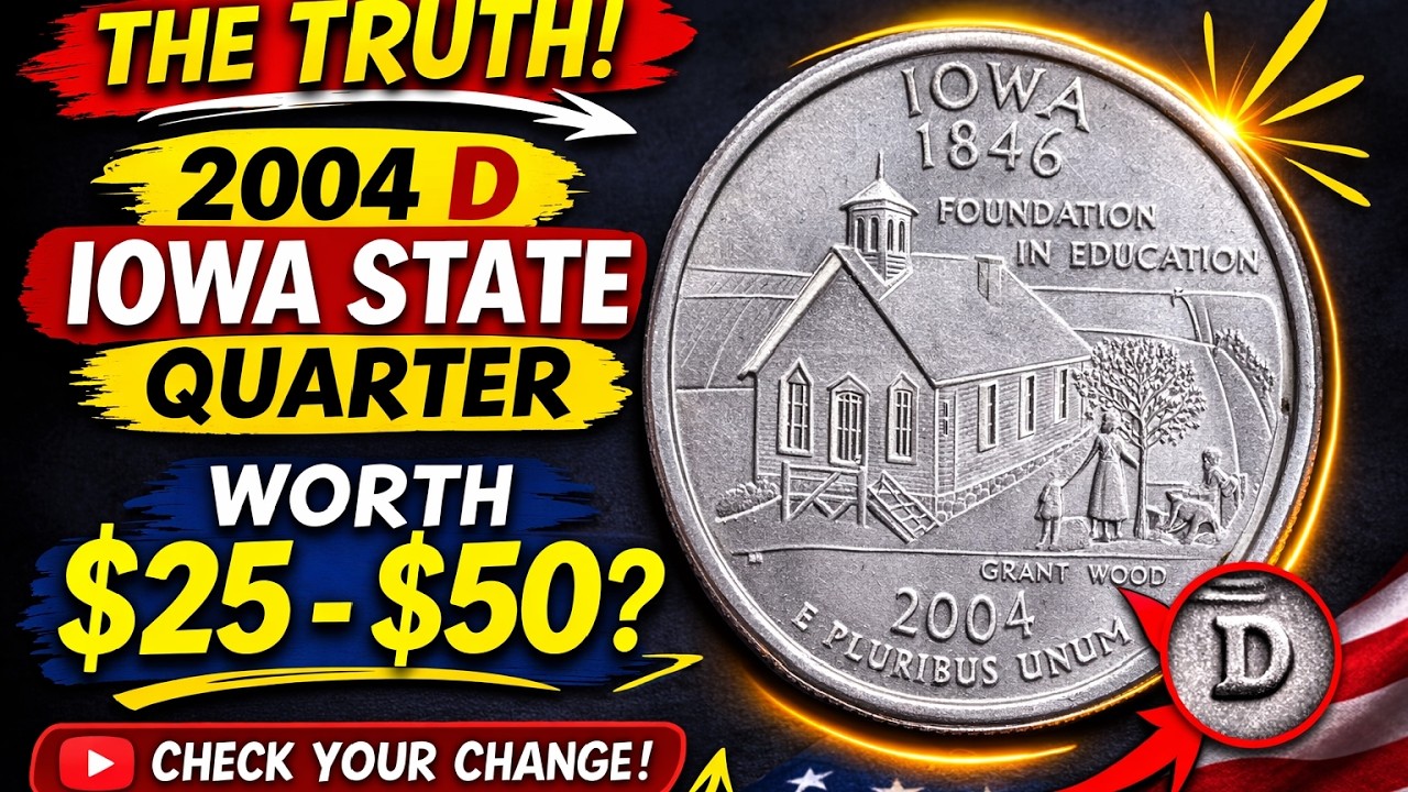 “2004 D Iowa State Quarter Worth Today — Is It Worth More Than 25¢?”