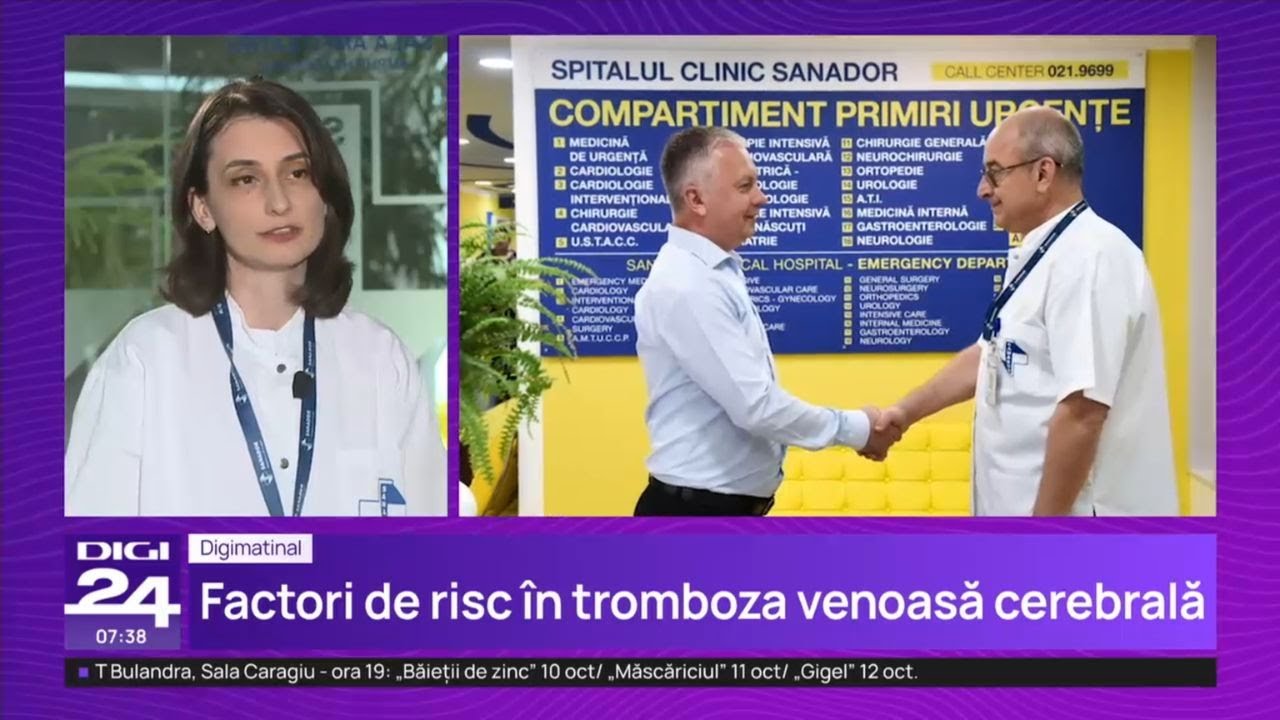 Tromboza venoasă cerebrală &ndash; Dr. Iulia Petre | Spitalul Clinic SANADOR