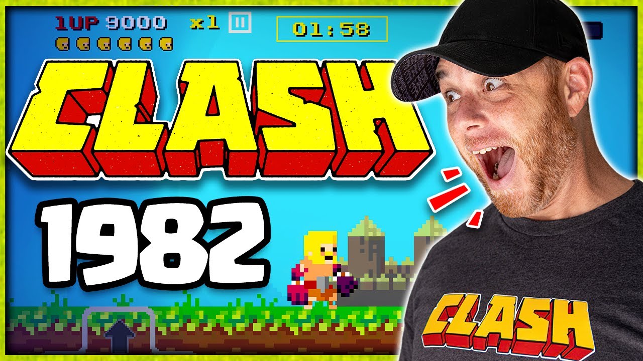 I BEAT The Original Clash of Clans Arcade Game!