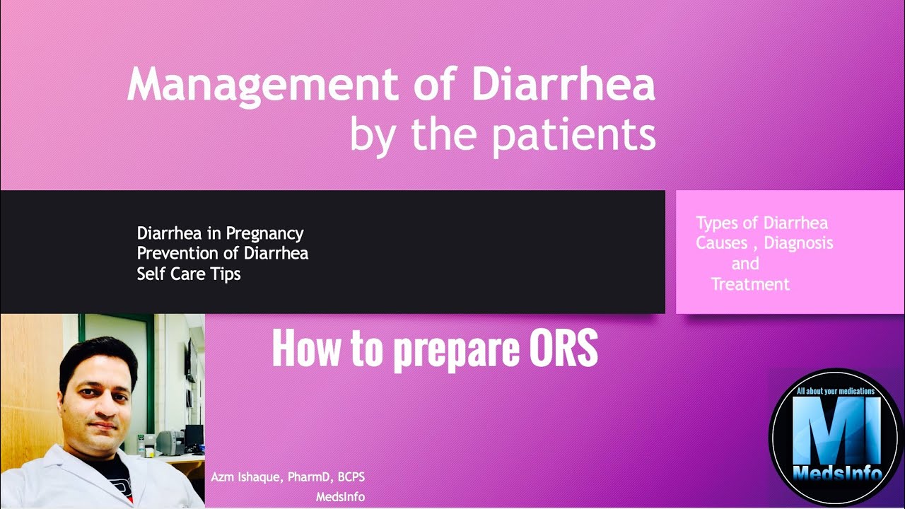 Diarrhea and its Management by the patients