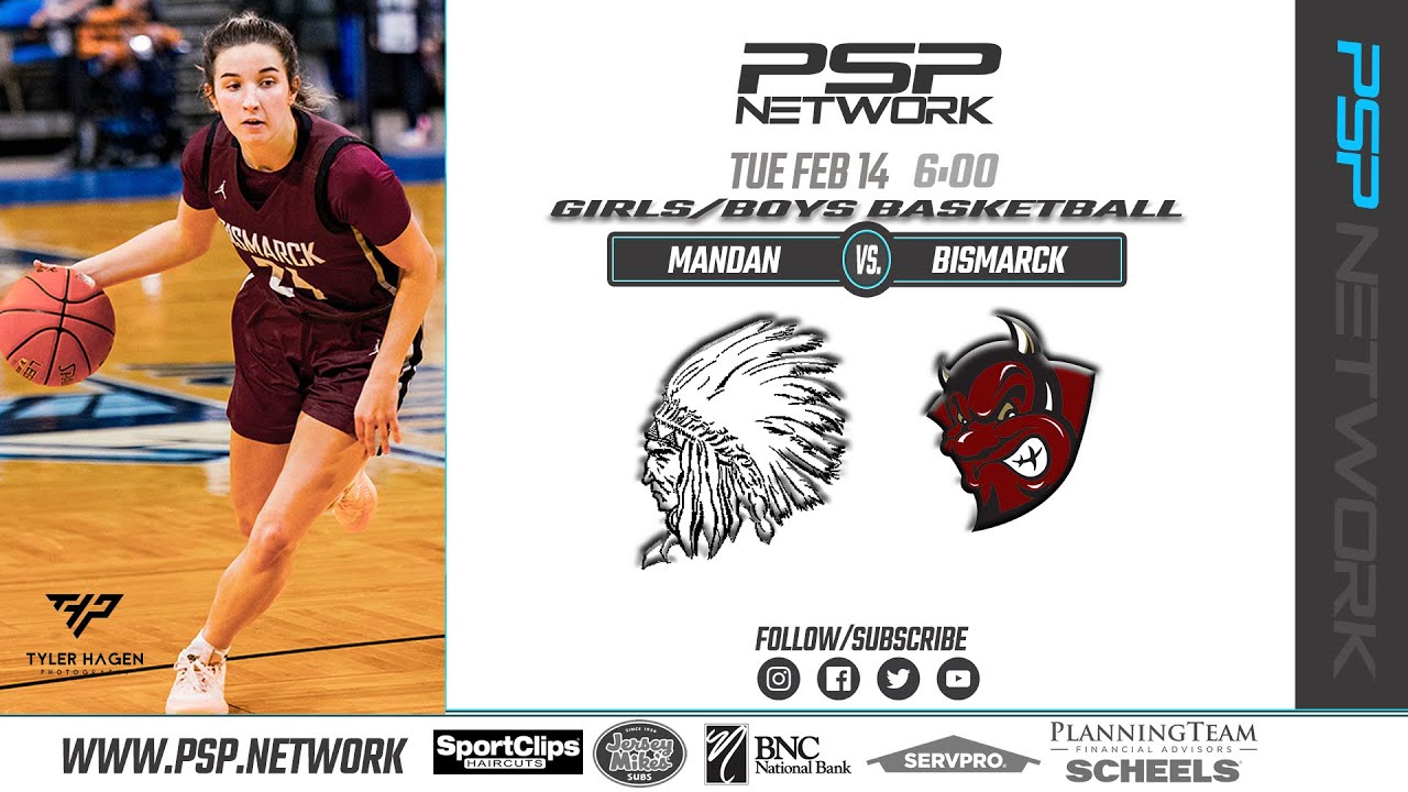🏀🏀 (2-14-23) Basketball Doubleheader: Mandan at Bismarck