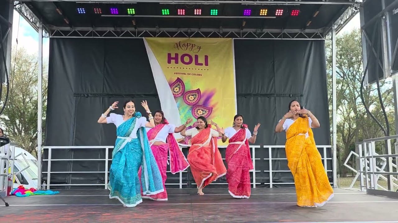 #holi celebration in saree  ##sareelove 
