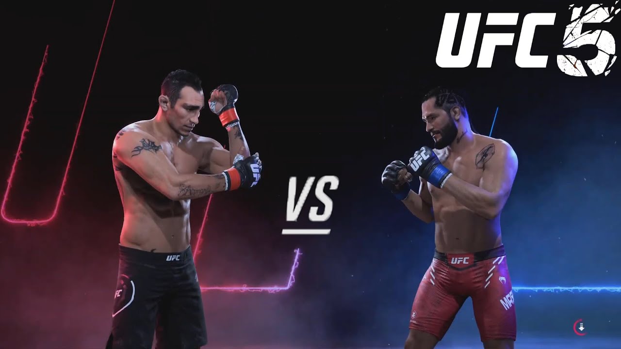 Prime Tony Ferguson vs Jorge Masvidal - CPU vs CPU - UFC 5