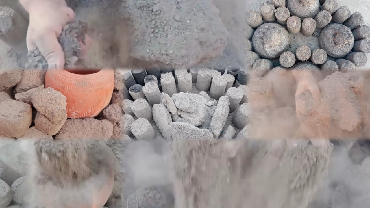 Dusty😷 volcano🌋nonstop super soft crunchy texture crumbling floor+claypot||Queen Editx 