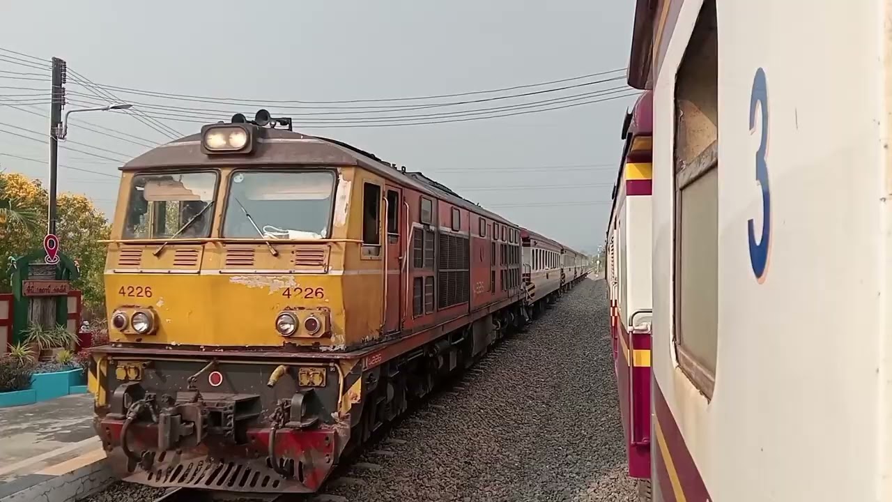 รีวิวจัดเต็ม ขบวนรถธรรมดา 233 กรุงเทพ -แก่งคอย-ชุมทางบัวใหญ่ ชุมทางถนนจิระ