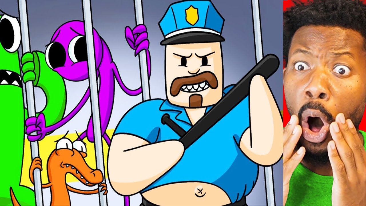 BigB Reacts to RAINBOW FRIENDS Trapped in BARRY's PRISON!