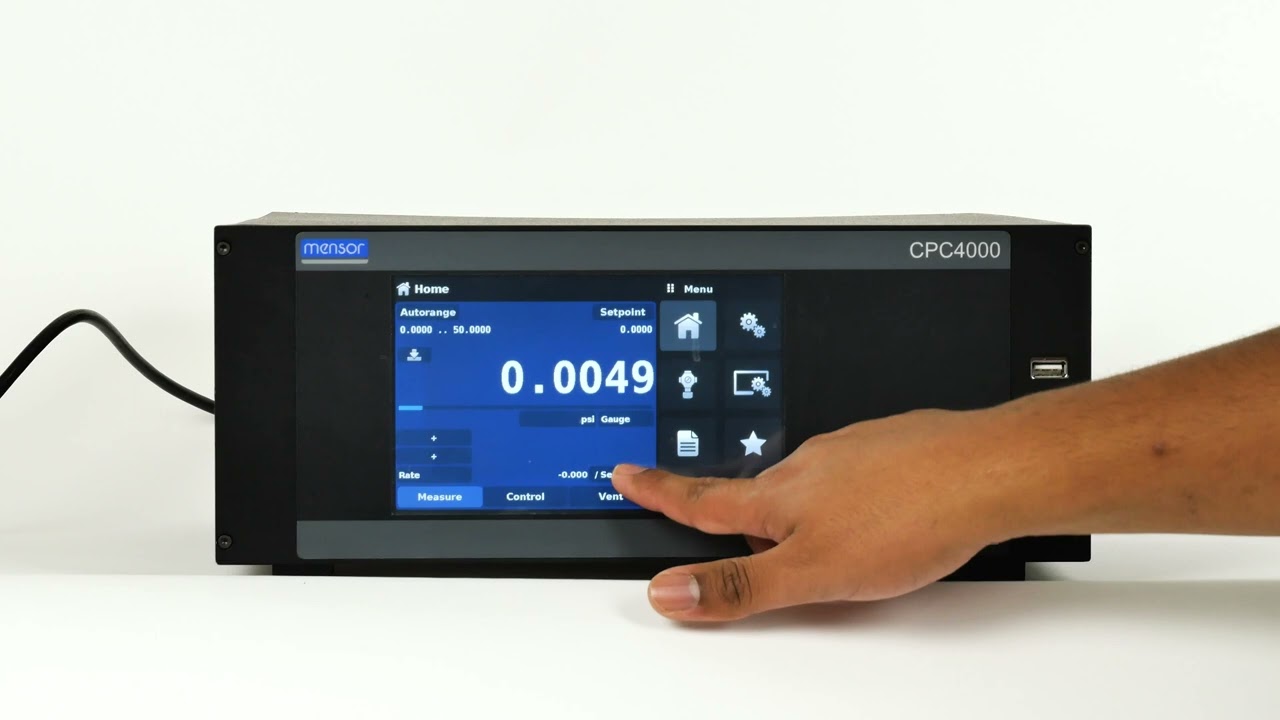 CPC4000 Industrial Pressure Controller: Demonstration