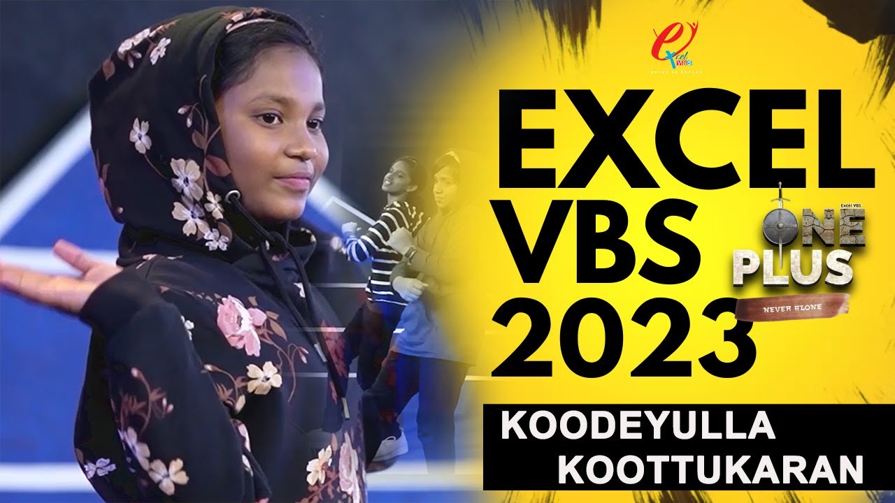 Koodeyulla Koottukaran Yeshu | Excel VBS 2023 |  One Plus | Action Song