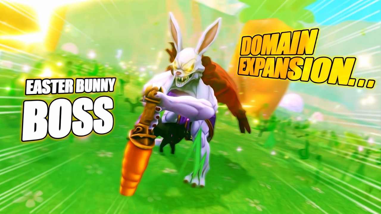 Soloing EASTER BUNNY BOSS in Kaizen Roblox