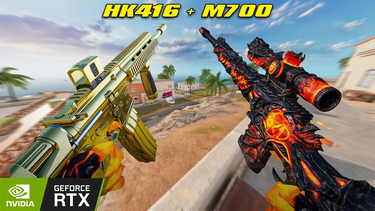 NEW HK416 GOLD + M700 EMBER VOLT ASH LORD STRIKE PASS BLOOD STRIKE 26 KILL RANDOM SQUAD MAX GRAPHIC