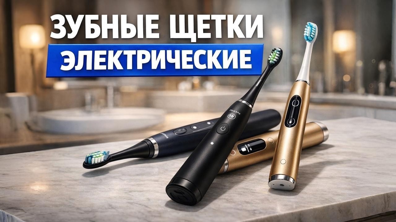 🔥 Лучшие электрические зубные щётки 2026 года Топ-5 моделей для здоровья зубов. Рейтинг! Советы!