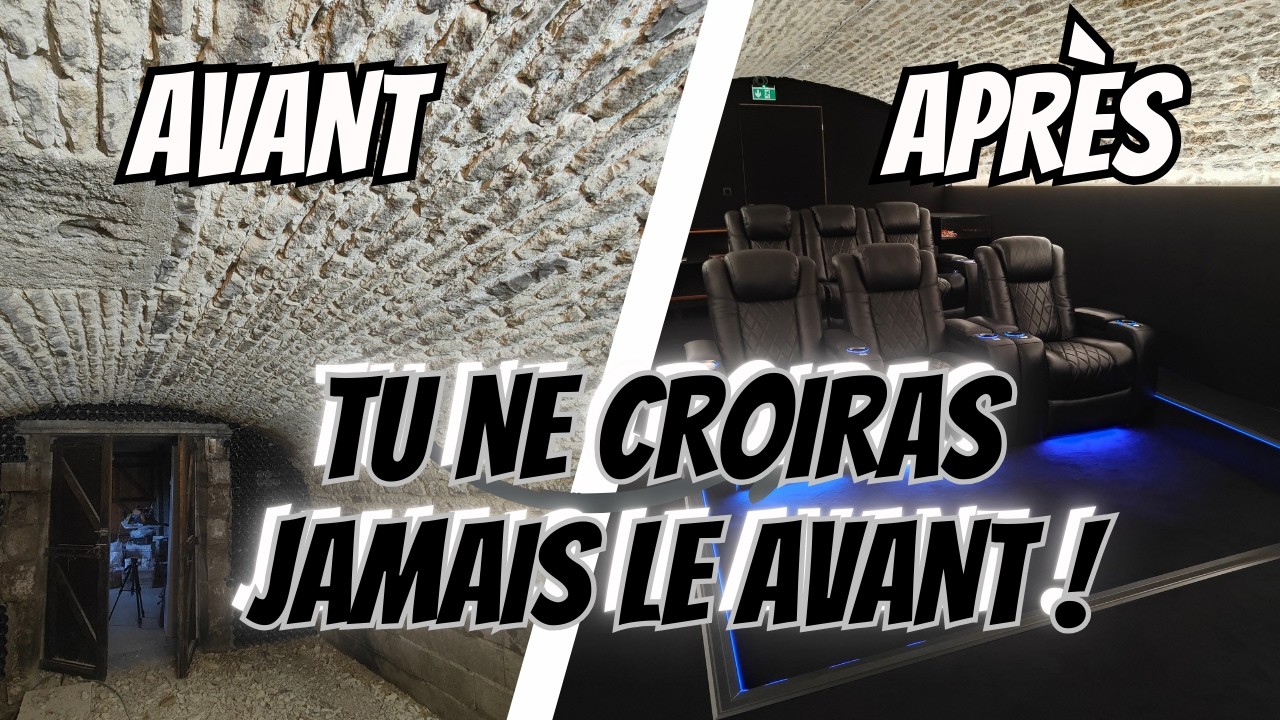 De la cave sombre a cinéma de rêve Timelapse