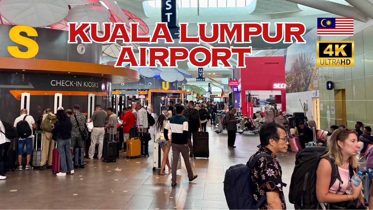 [4K] Kuala Lumpur International Airport, Malaysia 🇲🇾🐧 Terminal 2 Walking Tour