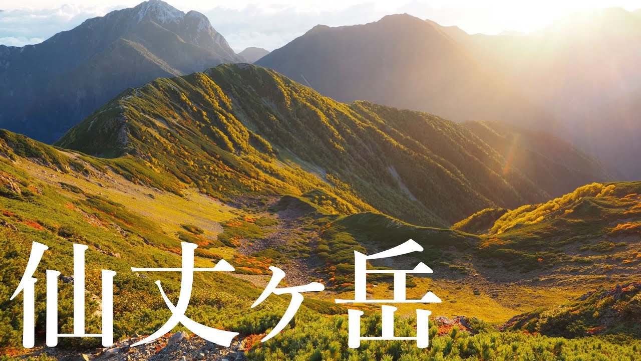 【仙丈小屋泊】秋の紅葉した南アルプス「仙丈ヶ岳」に登山