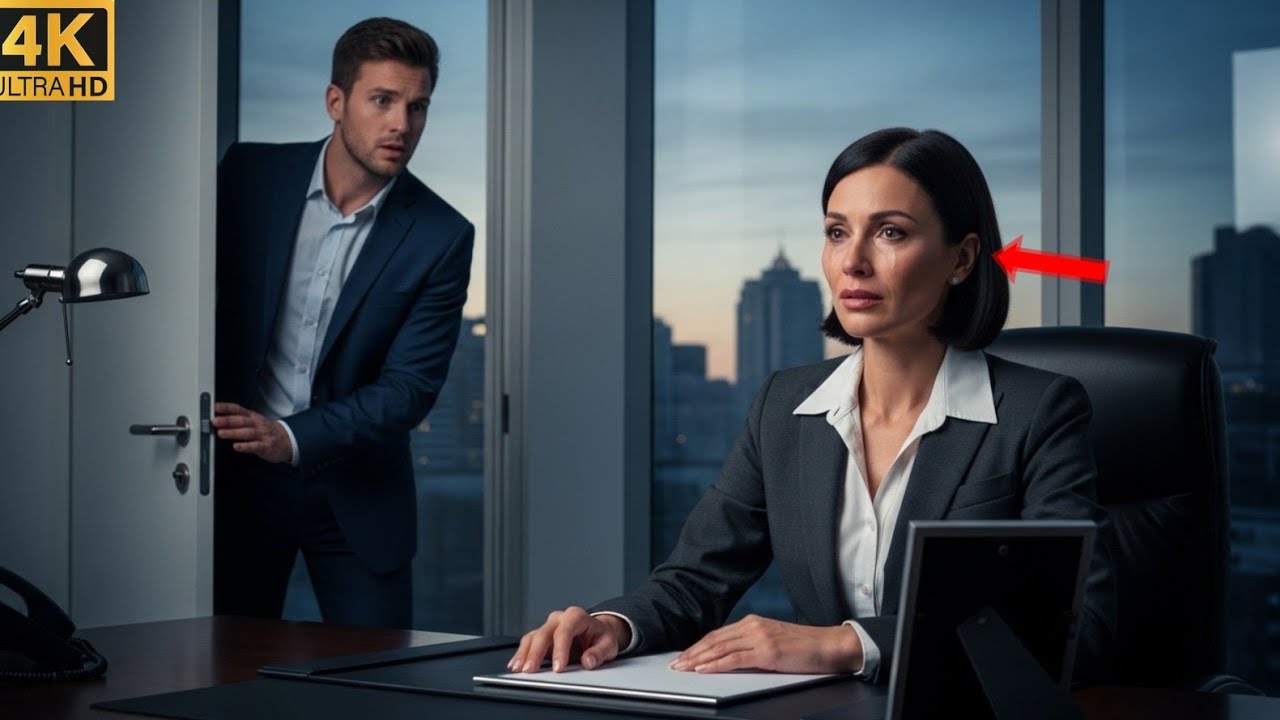 Single Dad Walked In on His CEO Boss Crying — Her Quiet Request Shocked Him
