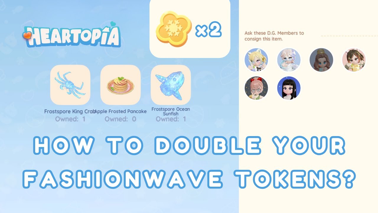DOUBLE TOKENS SECRET! 🪙 - How to Get 2x Fashionwave Tokens in Heartopia (Don’t Sell to Azure!)