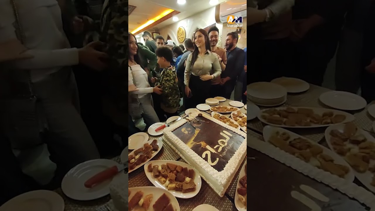 الشيخ صابر«حماده هلال»  وأبطال مسلسل «المداح 4» بيفطروا احتفالا بنجاح المسلسل