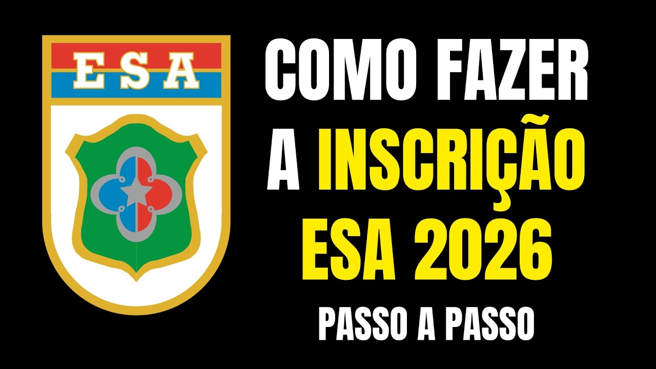 Como fazer a prova da ESA 2026 (Passo a passo explicado)