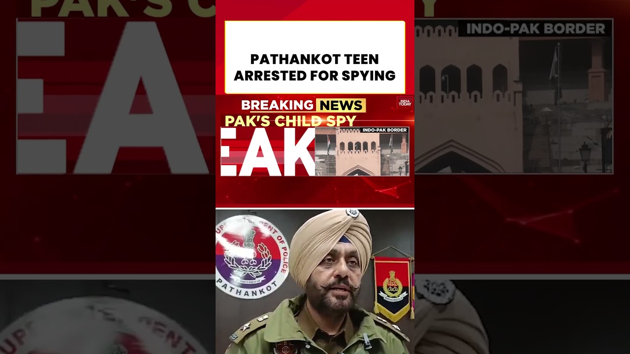 #pathankot  #spying #punjab 15-Year-Old Arrested in Punjab for Spying for Pakistan&rsquo;s ISI | Pathankot