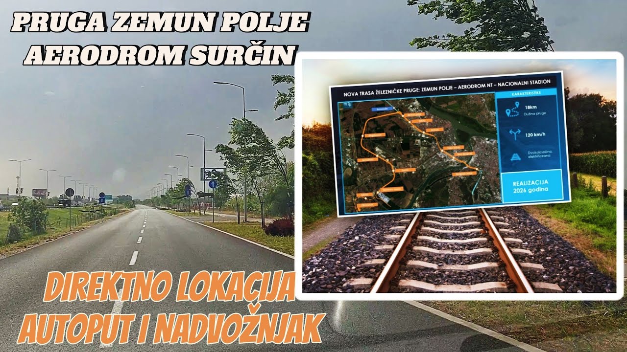Nova pruga Zemun polje-Surčin,prodaja najskupljeg zemljišta na trasi,neverovatne cene,direktno