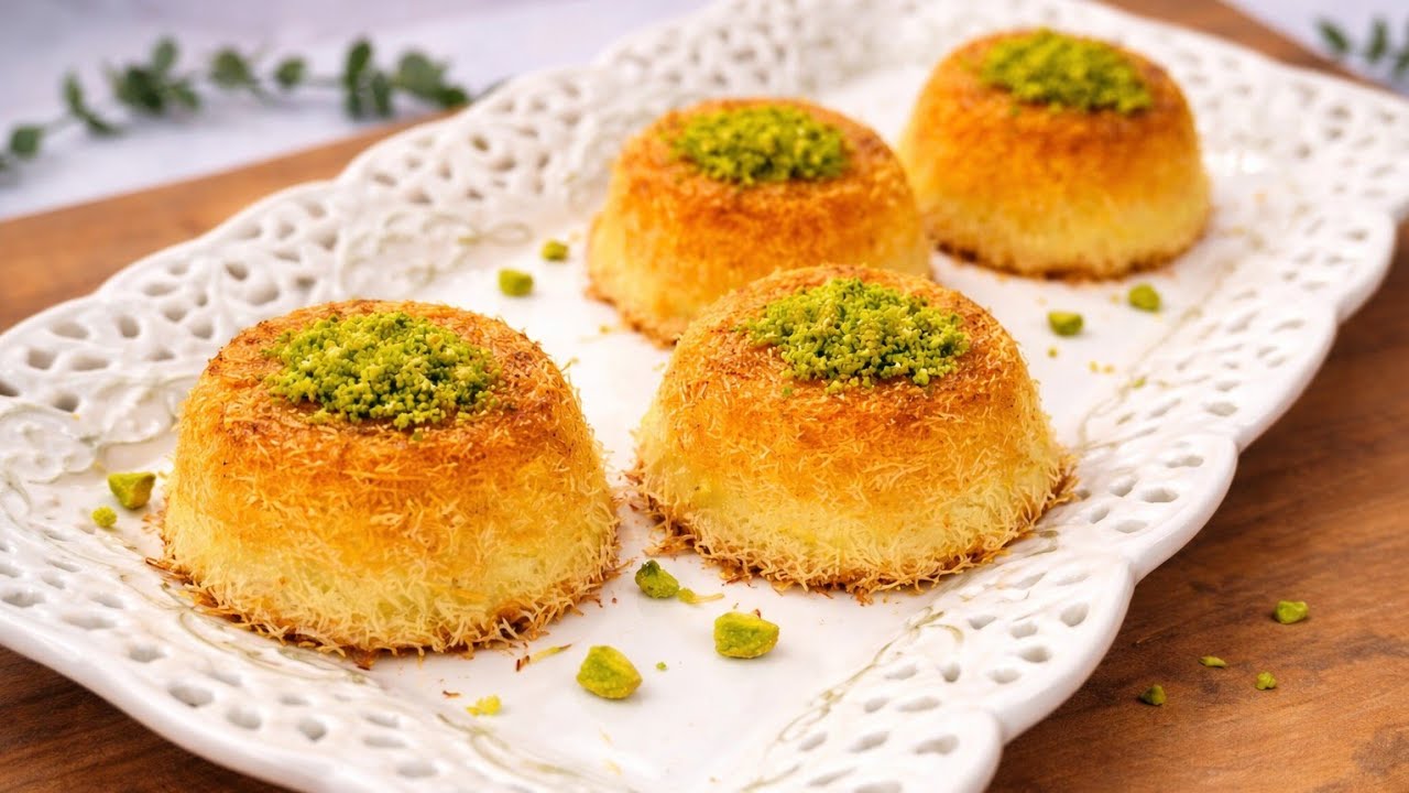 Mini Kunefe in a Muffin Tin | Easy & Crispy Dessert Recipe