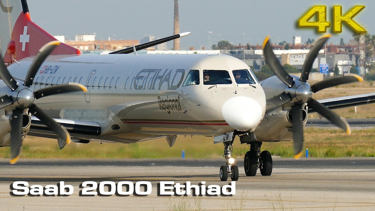 Saab 2000 Etihad Regional [4K]
