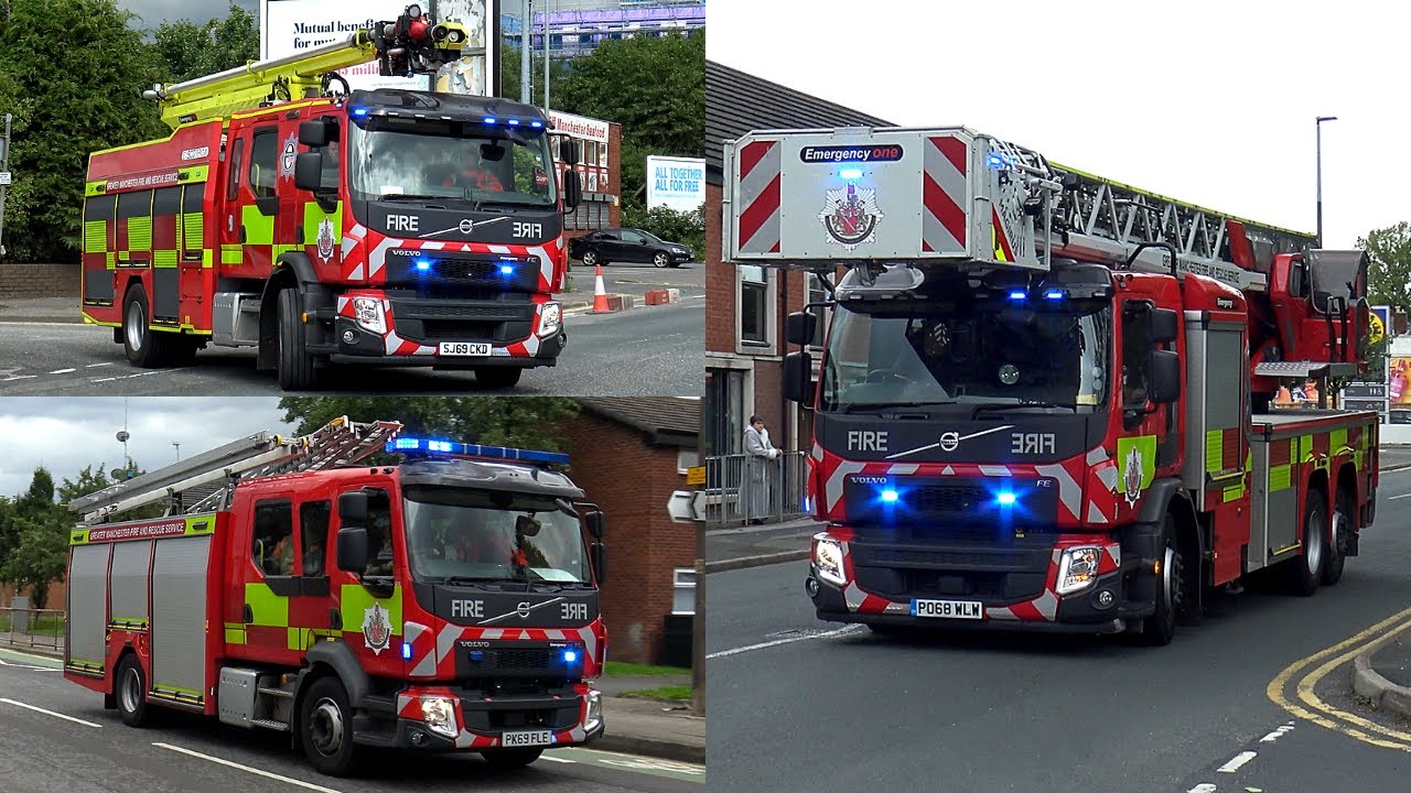 MAJOR Emergency Response to Fire at Huge Tower Block in Manchester | Greater Manchester Fire