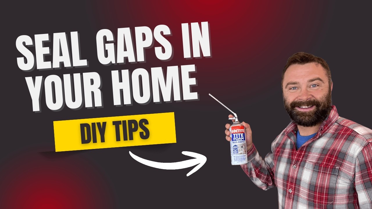 How to Seal Up Gaps and Cracks in Your Home |  Loctite® Tite Foam™ | $250 Lowes Gift Card Giveaway