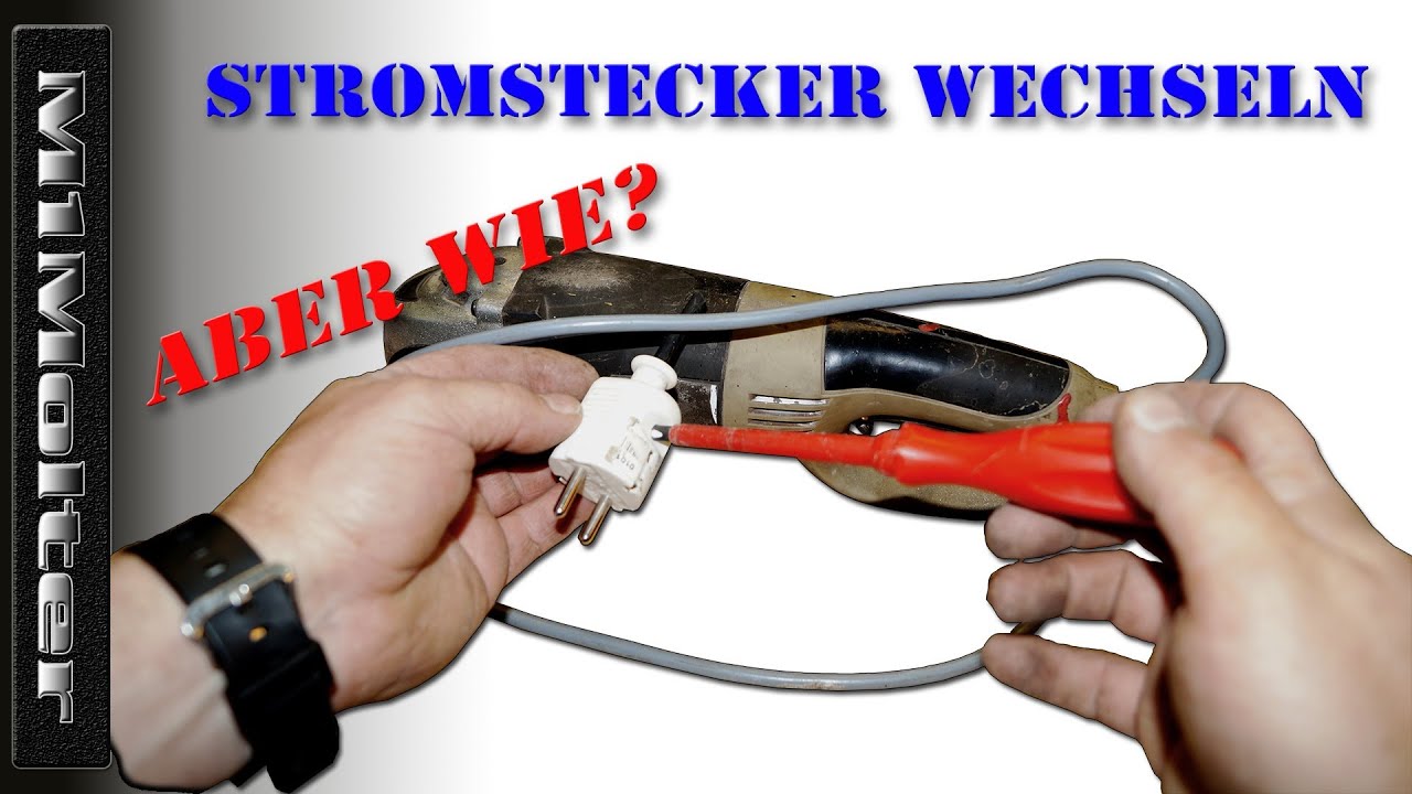 Stecker von Elektrogeräten tauschen wie?