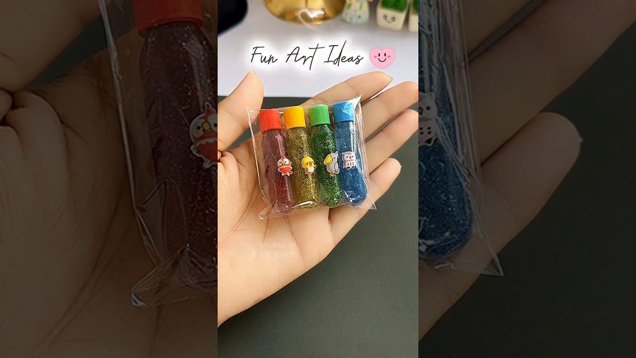 Веселые идеи для творчества😋✨ #шорты #искусство #сделай сам #muktaartandcraft #youtubeshorts