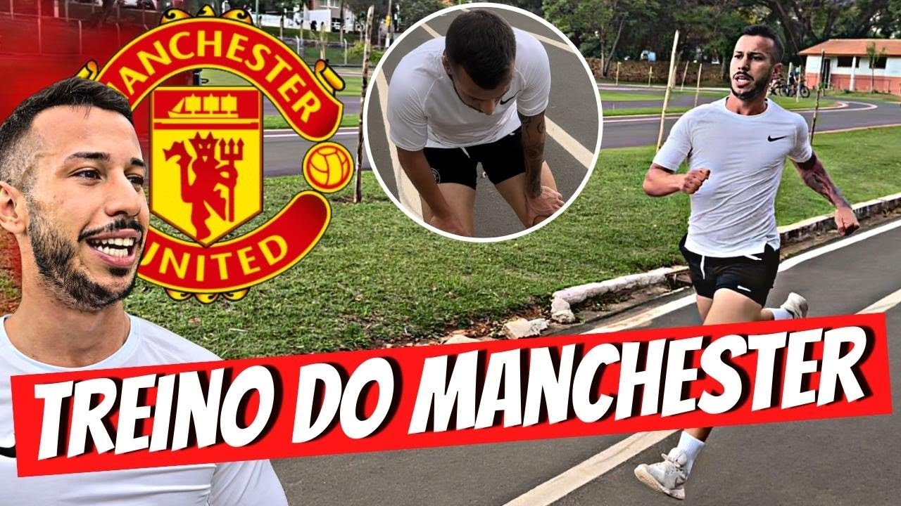 Fiz o TREINO FÍSICO DO MANCHESTER (Quase deu ruim)