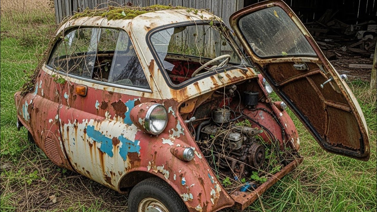 Saving the World’s Cutest Car! 1957 BMW Isetta Bubble Car (Full ASMR Restoration).