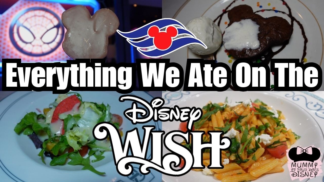 🚢 Everything We Ate On The Disney Wish Cruise