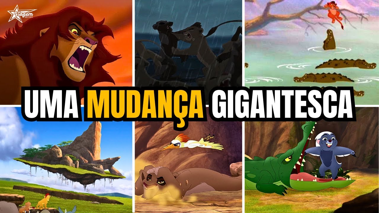A ENORME MUDANÇA DE A GUARDA DO LEÃO PARA O REI LEÃO