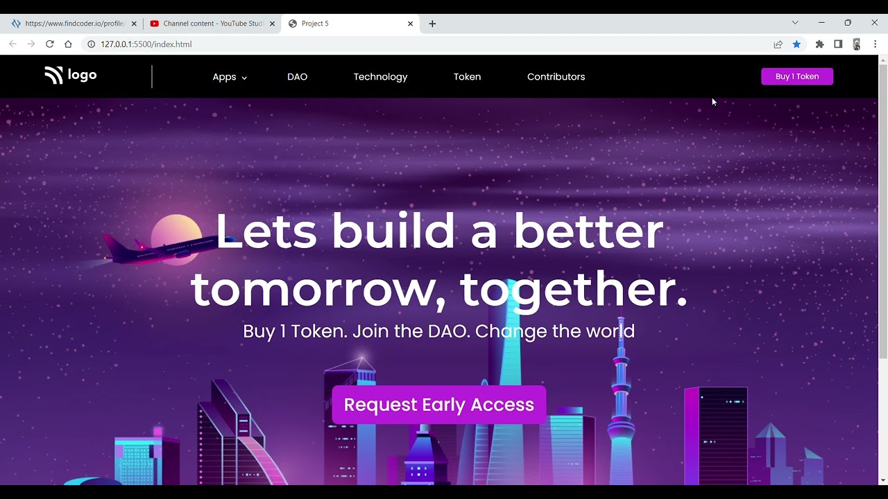 Project 5: Crypto Landing page