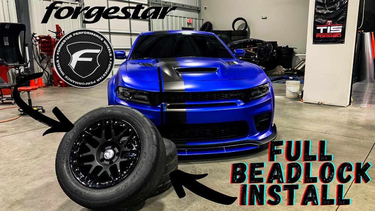 HOW TO INSTALL BEADLOCKS |STEP BY STEP GUIDE FOR FORGESTAR BEADLOCKS ON HELLCAT REDEYE|