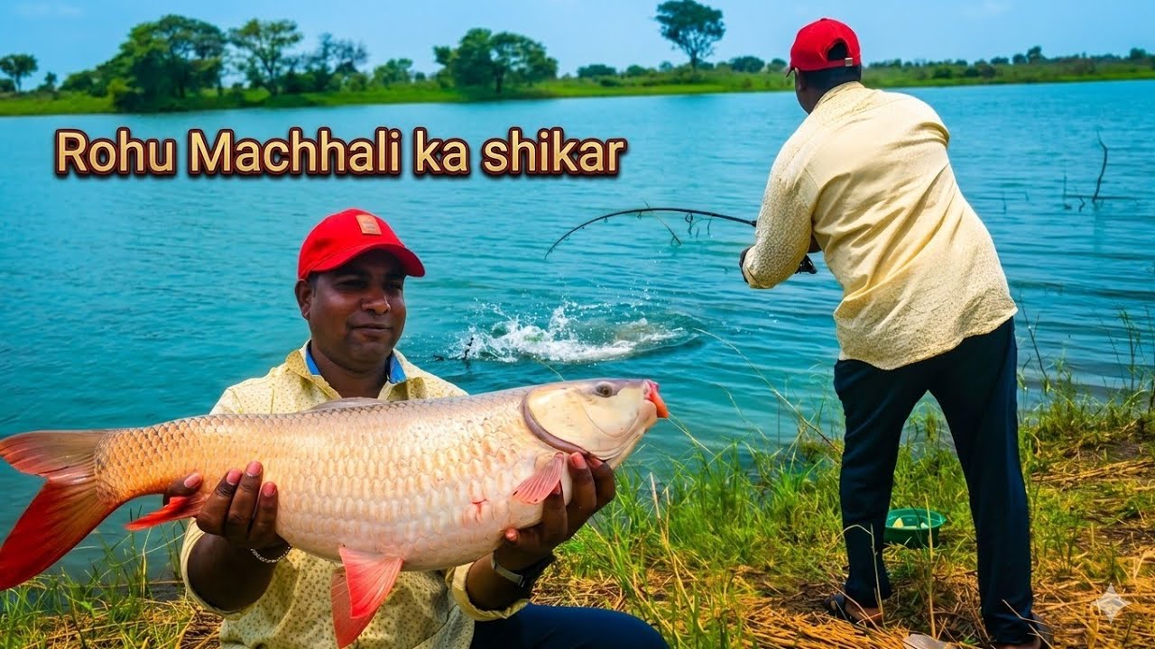 Catching Rohu Fish | Best Catching Techniques | ABS Fishing Videos in hindi | Fishing Vlogger