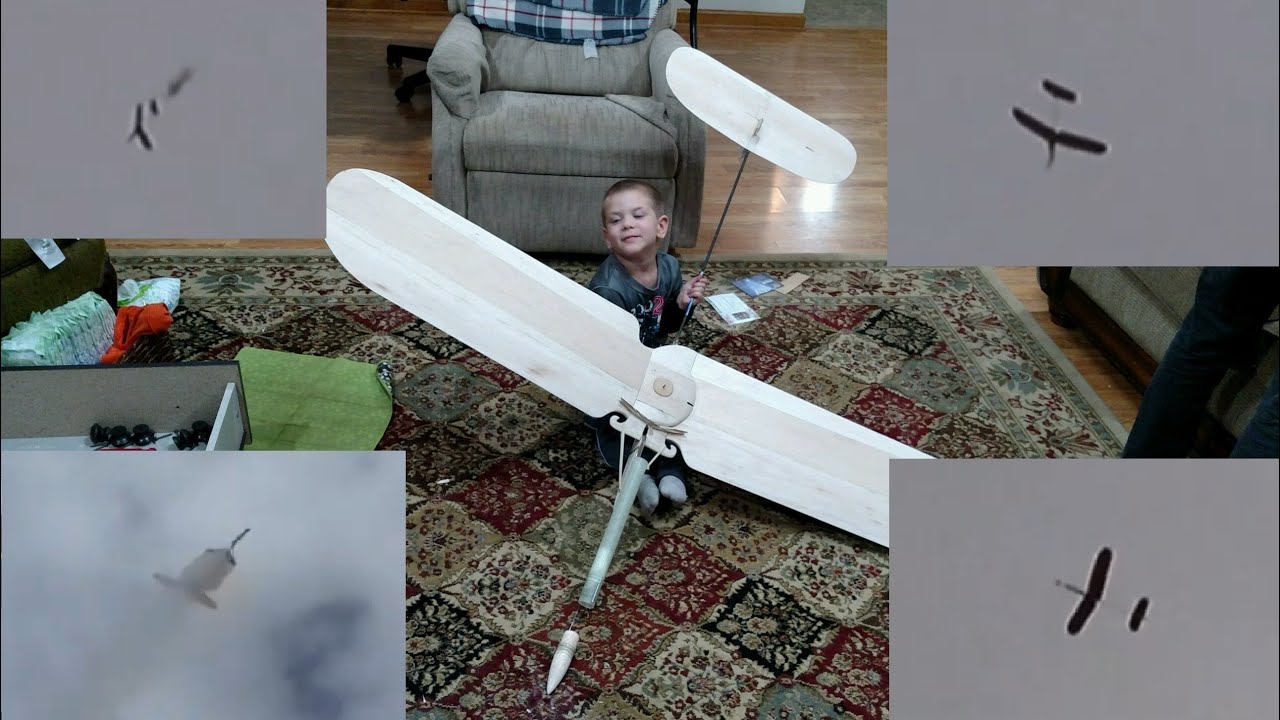 We built a giant rocket glider!