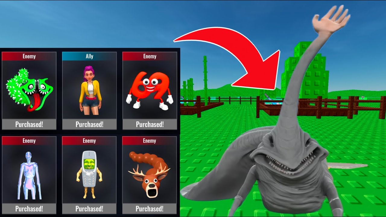 Nextbots in playground mod! we swam too far in the ocean save the shapes family!
