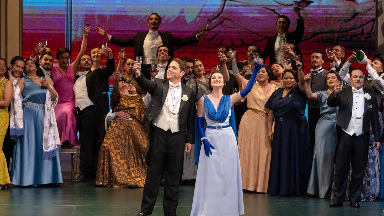 Verdi: La Traviata - Brindisi- “Libiamo, ne’ lieti calici” Julia Muzychenko, Paolo Fanale