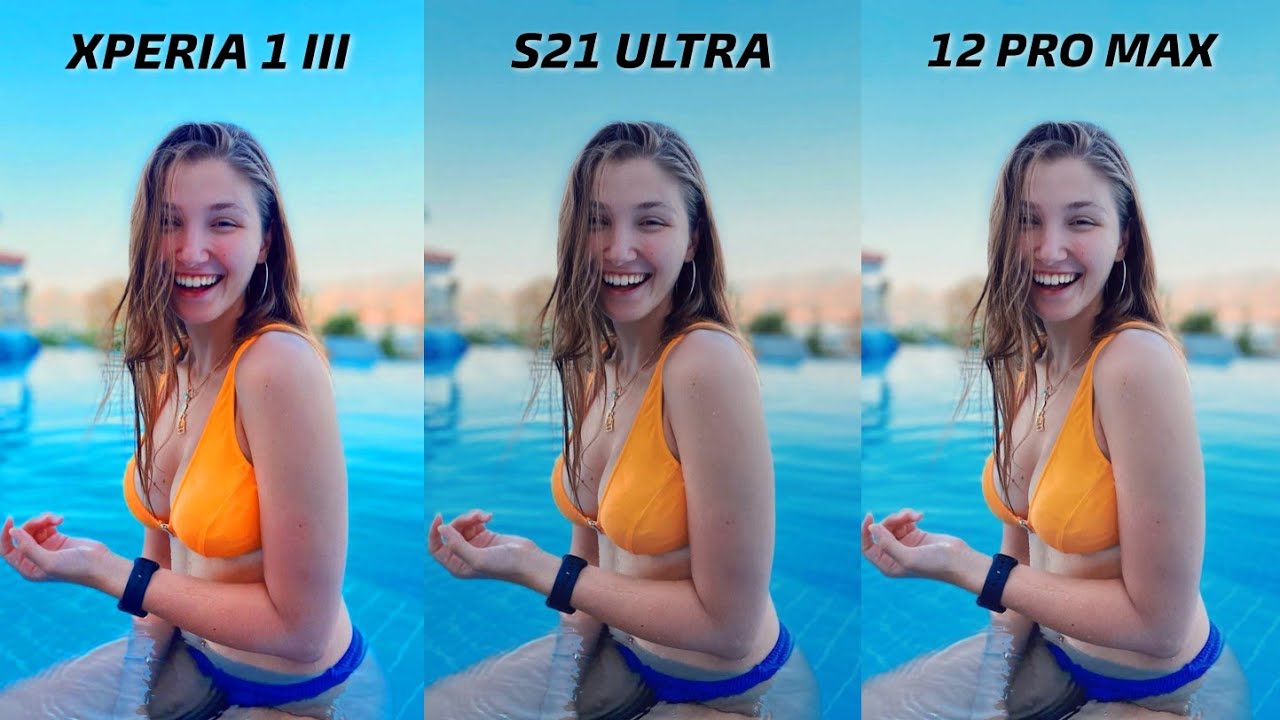 Sony xperia 1 III vs Samsung Galaxy S21 Ultra vs iPhone 12 Pro Max Camera Test