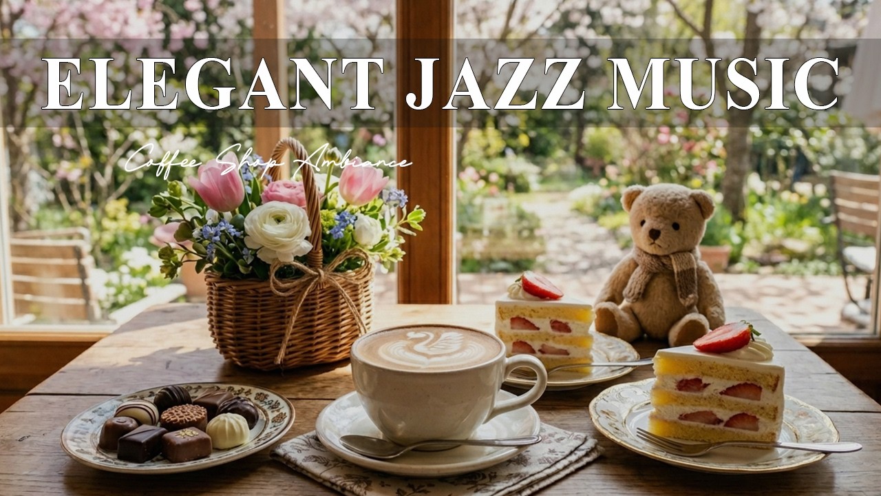 Elegant Jazz Music ☕ Coffee Shop Ambiance & Smooth Bossa Nova Piano for Relaxing & Good Mood #2