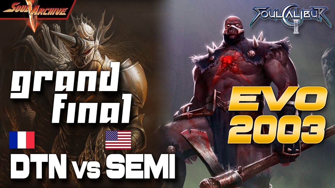 Soul Calibur 2 Grand Final EVO2003 Dan (Nightmare) vs Semi (Astaroth)