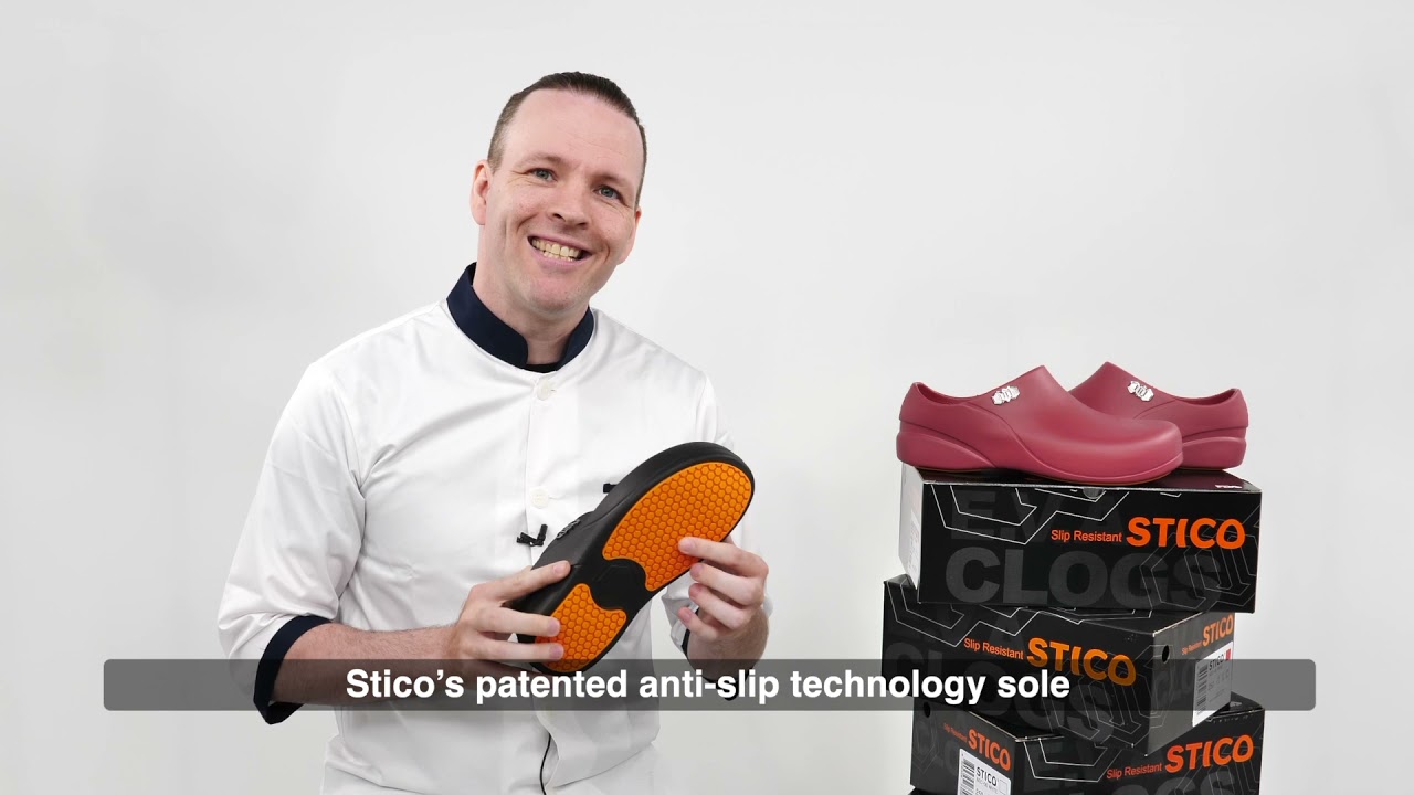 STICO Slip resistant Chef Shoes (NEC-06  Short Version)