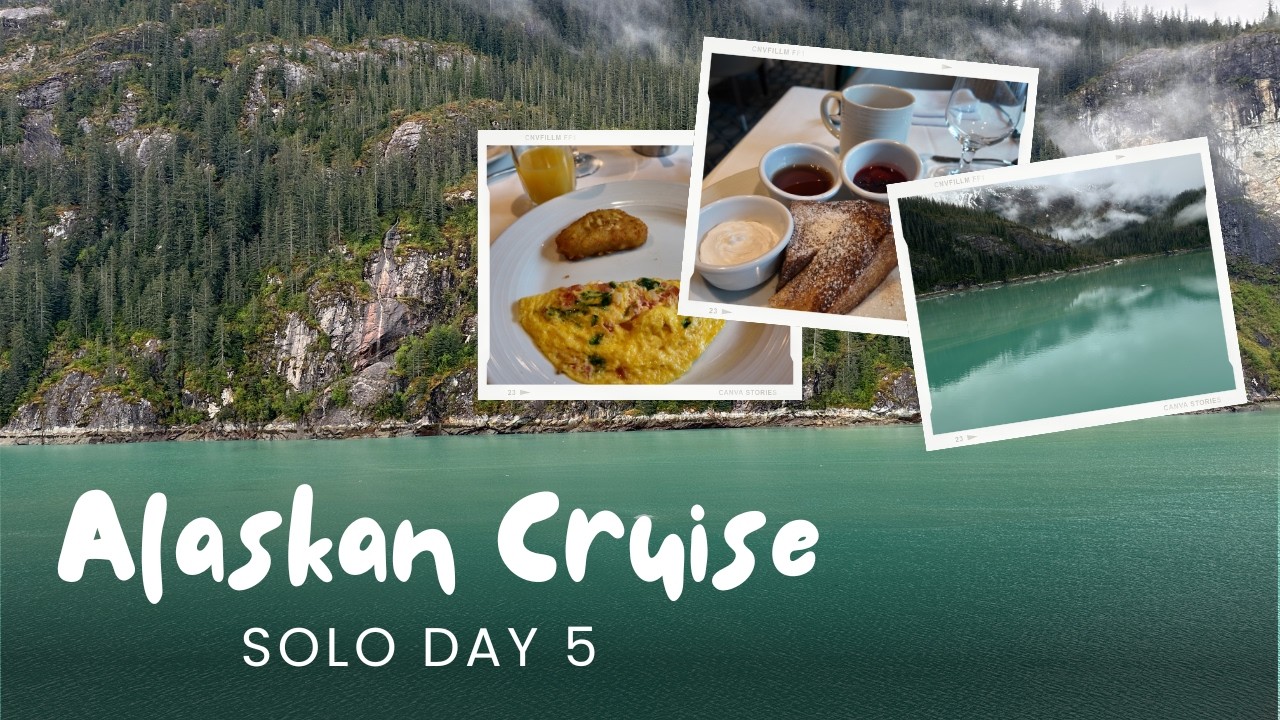 SOLO ALASKAN CRUISE DAY 5 ON OVATION OF THE SEAS