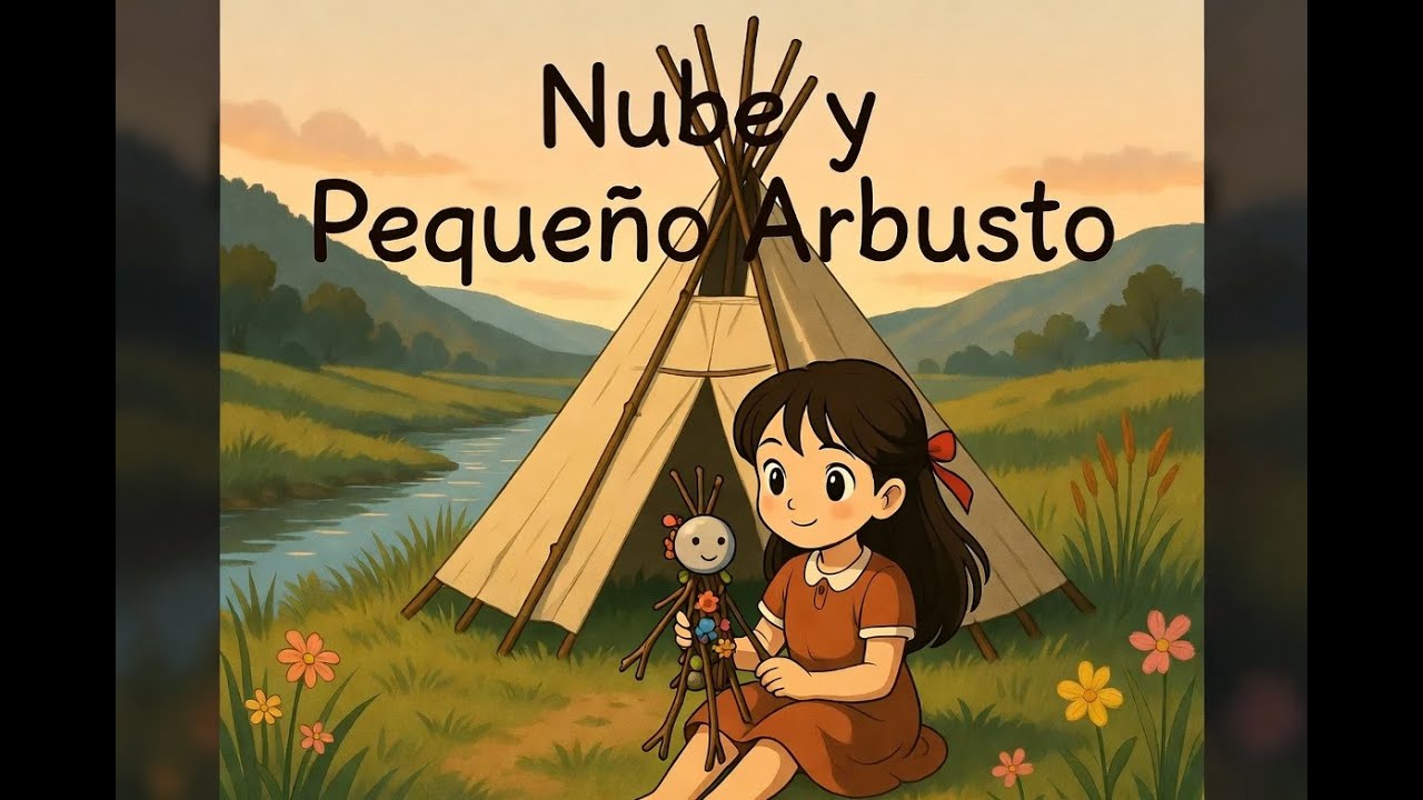 🌿 Nube y Pequeño Arbusto Alegre | Cuento infantil
